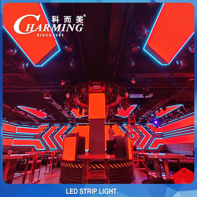 297LM IP42 Full Color RGB LED Light Strip สำหรับห้องเต้นรำเพื่อความบันเทิง
