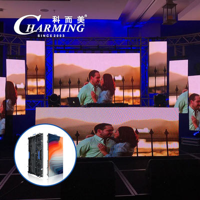 220V Outdoor Party LED Video Wall P3.91 ความสว่างสูง 3840Hz Display