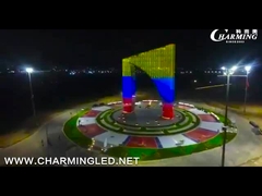 หลอดพิกเซล LED อลูมิเนียมอัลลอยด์ DMX ทนต่อการกัดกร่อนสำหรับการเช่าเหตุการณ์