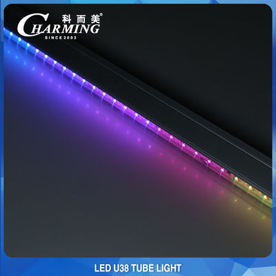 แนวนอน RGB Pixel LED Tube Light ไร้รอยต่อ อเนกประสงค์ ทนทาน