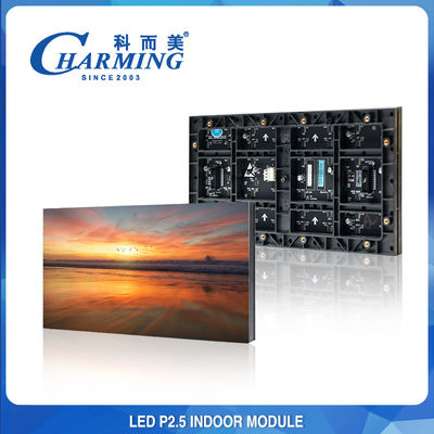มุมมองกว้าง 120 องศา โมดูลภายใน Led 16 บิต ผนังวิดีโอ พานิลอิเล็กทรอนิกส์ 4k การโฆษณา Smd 2020 ป้ายและจอดิจิตอล สําหรับ P2/P2.5/P3/P4/P5