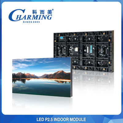 โมดูลจอแสดงผล LED ในร่มความสว่างสูงพร้อมอัตราการรีเฟรช 7680Hz และการบำรุงรักษาด้านหน้าด้วยแม่เหล็กสำหรับป้ายร้านค้าและห้องประชุม