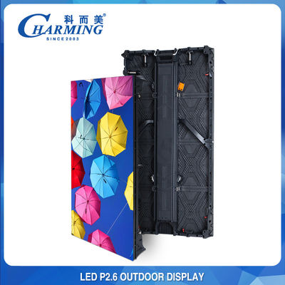 4k Led Display P2.6 Stage Rental Outdoor Led Video Wall Display Screen ภาพที่นําไปแสดงในผนัง