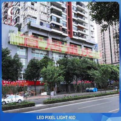 IP68 Waterproof House Facade Lighting, DC24V Full Color Pixel LED