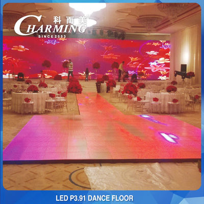 P3.91 LED Screen IP65 กันน้ําและกันคราบ ดินกลางแจ้งแฟชั่น LED ดันสตาร์ท LED สกรีนแก้ว LED ดันสตาร์ท Dj งานแต่ง LED ดิน