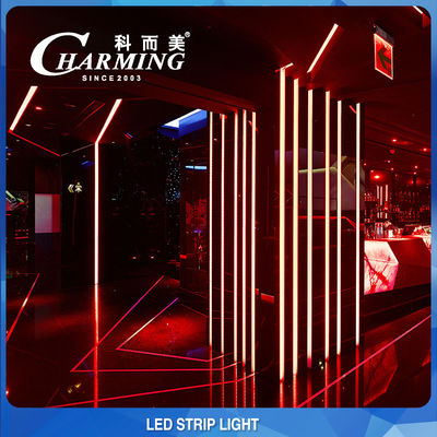 แถบไฟเชือก LED RGB แบบยืดหยุ่นหลายฉาก ความยาว 500 ซม. การควบคุม SPI