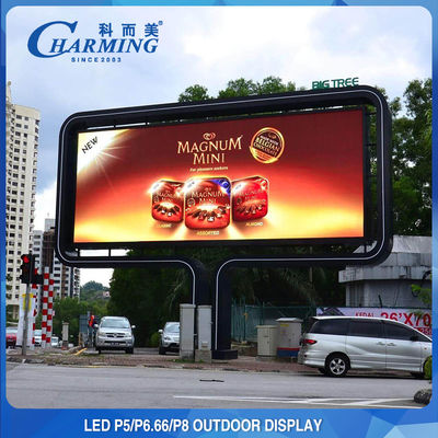 จอแสดงผล LED กลางแจ้งแบบเต็มสี P10 จอ LCD ขนาดใหญ่ 960 * 960 ผนังบิลบอร์ด