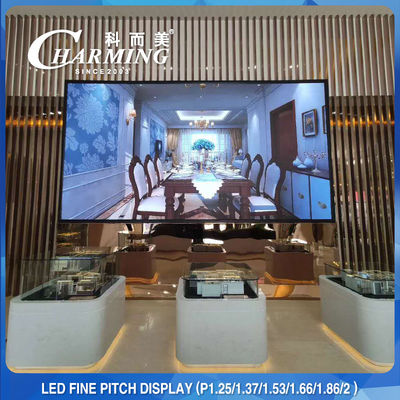 หน้าจอ LED SMD1515 IP42 สำหรับห้องประชุม, อลูมิเนียมอัลลอยด์ 200W HD LED Wall
