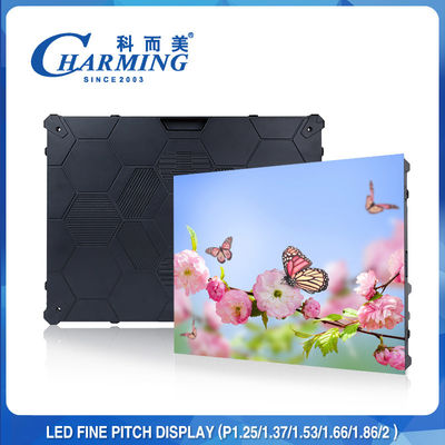 P1.25 P1.53 P1.86 P2 P2.5 หน้าจอ LED ภายในอาคาร 640x480mm อลูมิเนียม 4K Full Color