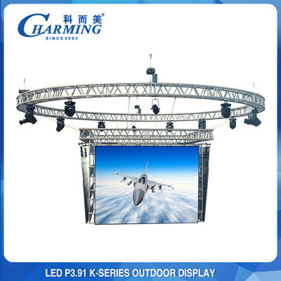 HD P3.91 พื้นหลังเวที Retal Led Video Wall Display IP42