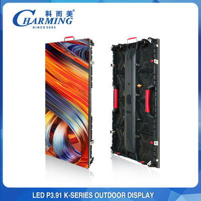 ผลิตภัณฑ์ขายร้อน จอจอ LED กลางแจ้ง Vedio ผนังจอ Adveresting จอแสงสูง 500 * 500MM