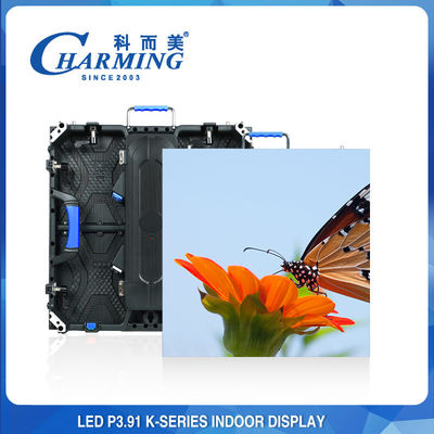 P3.91 ซีรีส K ด้านใน LED Display Arc Lock Design LED Screen ให้เช่า