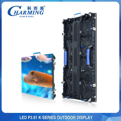 จอแสดงผล LED Video Wall แบบเต็มสีในอาคาร, Video P3.91 Rental Display