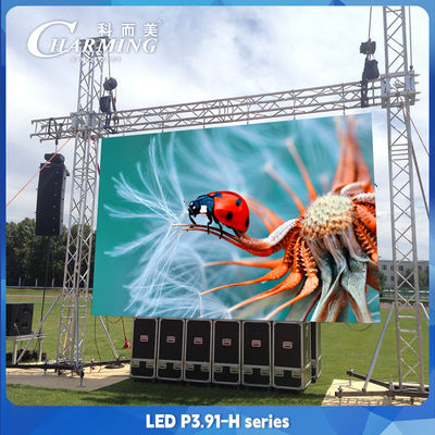 แผ่น LED ที่เช่าหลายประการ 12 บิต สําหรับงานกลางแจ้ง คอนเสิร์ตเวที