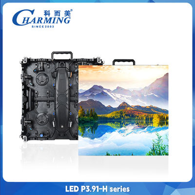 หน้าจอ LED ให้เช่ากลางแจ้ง สารสกัดอลูมิเนียม P3.91 Full Color LED Video Wall