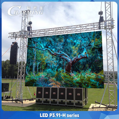 จัดจําความละเอียดสูง RGB LED Display HD P3.91 หน้าจอกลางแจ้งสําหรับกิจกรรม