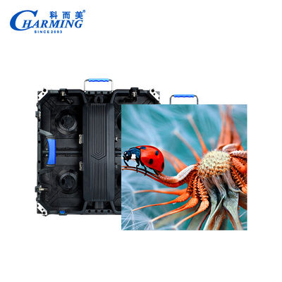 P3.91 ด้านนอก LED Video Wall Screen รางเชื่อมต่อรางหลุม