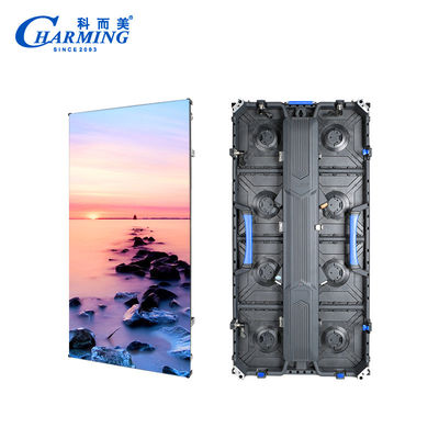 ด้านนอก P3.91 LED Video Wall Display ความละเอียดสูง เช่าเวที LED Display 500 * 1000mm