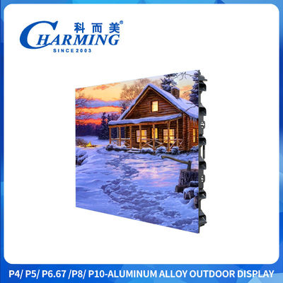 3840Hz Hd Outdoor Full Color Led Display P4 Video Panel Screen LED TV สีเต็มจอวีดีโอ
