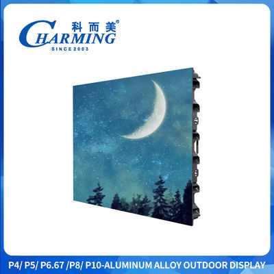 3d P4 Outdoor Led Display 960x960mm Outdoor Led Screen การโฆษณา ด้วยความละเอียด 240x240