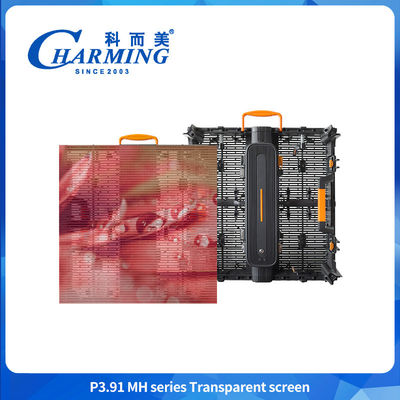 500*1000mm 1000*1000mm หน้าต่างโปร่งใส LED โฆษณา LED หน้าต่างโปร่งใส