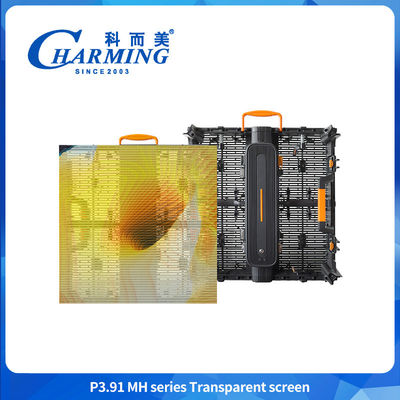 ภายนอก IP65 P3.91-P7.8 กระจกโปร่ง 3 มิติ LED Display วิดีโอจอติดผนัง