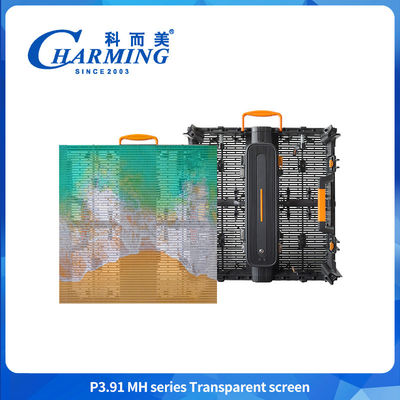 ศูนย์การค้า 3.91mm Hd หน้าจอโปร่ง กันน้ํา LED วิดีโอ วอลล์ สําหรับการโฆษณา