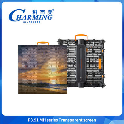 สีเต็ม 3D P3.91MH ซีรีส์ หน้าใส Ultra-thin กันน้ํา LED Wall Screen
