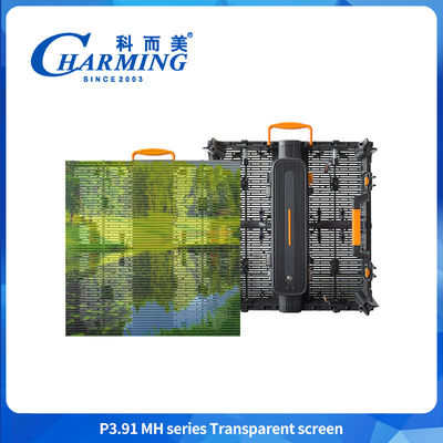 P3.91 MH Outdoor Flexible Advertising LED Transparent Film Screen Glass Video Wall Clear Super Thin LED Film Display LED สายไฟฟ้าไฟฟ้าไฟฟ้าไฟฟ้าไฟฟ้า