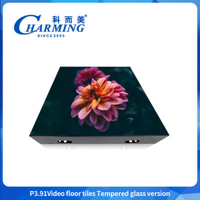1920hz-3840HZ Refresh P3.91 วิดีโอ กระเบื้องพื้นที่มีกระจกกระชับ