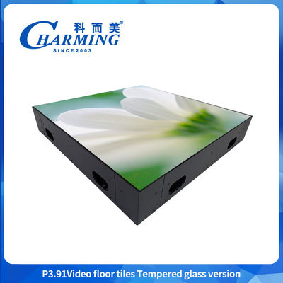 P3.91 พื้นเต้นรํา Led Display Screens Panel Stage Video พื้นเต้นรํา Led Tile