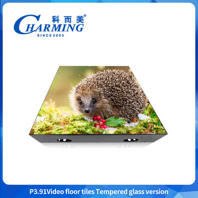 พื้นเต้นรํา P3.91 Viedo For Home Hotel Office GOB Led IP65 พื้นเต้นรําภายในที่กันน้ําสําหรับงาน