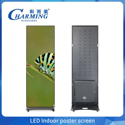 GOB โปสเตอร์ดิจิตอลแบบ Wifi สีเต็ม LED วิดีโอ ผนังโฆษณา