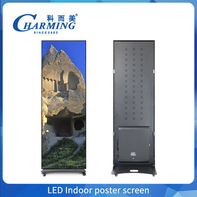 จอจอ LED ที่เช่าความสว่างสูง จอโปสเตอร์ภายในเต็ม P1.86 P2 P2.5 จอจอ LED ที่เช่าแบบยืดหยุ่น