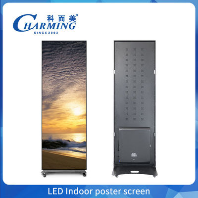 ขับเคลื่อน P1.86-P2.5 ประกาศดิจิตอลภายใน Led Poster Display Led Video Wall