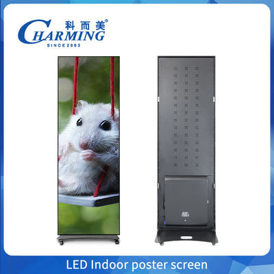 ขับเคลื่อน P1.86-P2.5 ประกาศดิจิตอลภายใน Led Poster Display Led Video Wall