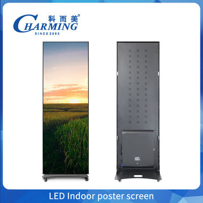 LED สีเต็ม 640X1920mm P2 P1.86 P2.5 P3 พื้น LED ติดตั้ง โปสเตอร์ Wifi Usb กระจกเคลื่อนไหว โปสเตอร์จอ