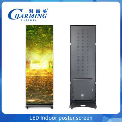 P2.5 Led Video Display มือเคลื่อน 4k Led Display Screen ขนาดที่กําหนดเอง โปสเตอร์ในห้อง LED โปรแกรมแสดงสินค้าโฆษณา