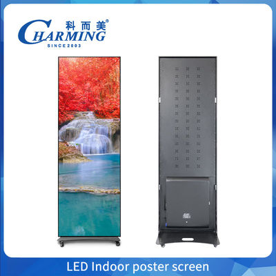 P2.5 Led Video Display มือเคลื่อน 4k Led Display Screen ขนาดที่กําหนดเอง โปสเตอร์ในห้อง LED โปรแกรมแสดงสินค้าโฆษณา