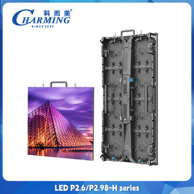 ความละเอียดสูง ในห้อง P2.6 P2.98 การใช้เช่า Led Screen 4K ช่องโฆษณา