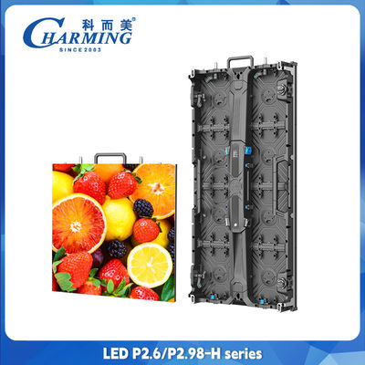 ความละเอียดสูง ในห้อง P2.6 P2.98 การใช้เช่า Led Screen 4K ช่องโฆษณา