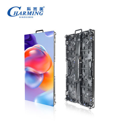 อลูมิเนียมสลัด สีเต็ม ความสว่างสูง 500 * 1000 มิลลิเมตร P2.6 ด้านนอกจอวีดีโอ LED สําหรับเวที, งานแต่งงาน