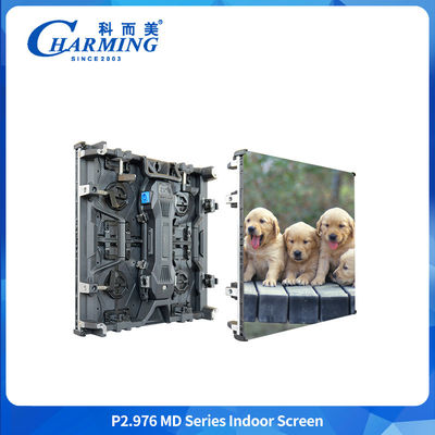 หน้าจอ LED แบบยืดหยุ่น หน้าจอโค้งภายใน P2.98 MD Series 7680HZ Led Video Wall