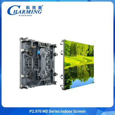 หน้าจอ LED แบบยืดหยุ่น หน้าจอโค้งภายใน P2.98 MD Series 7680HZ Led Video Wall