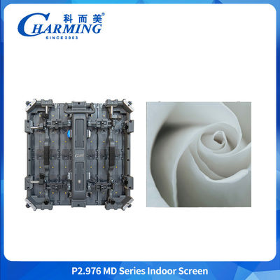 หน้าจอ LED แบบยืดหยุ่น หน้าจอโค้งภายใน P2.98 บริการหน้า 7680HZ Led Video Wall