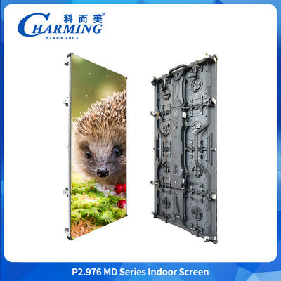 บริการด้านหน้าที่ประทับใจ P2.98 ด้านใน Led Wall Display หน้าจอยืดหยุ่น สําหรับการจಾಹೀರಾತು ให้เช่า