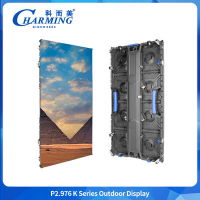 สะดวกสูง P2.6 หน้าจอ LED ภายใน 7680hz LedWall Display 500*500mm Fast Food Indoor Led