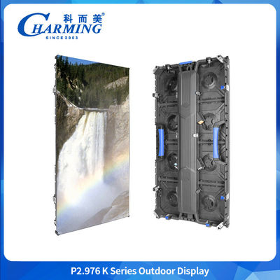 ภายนอก P2.98 เช่าจออลูมิเนียมสกัดเหล็ก กันน้ํา Led Wall กําหนดการฉากฉาก