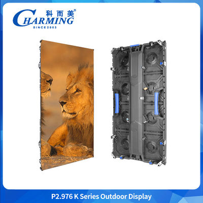 ภายนอก 3d โฆษณา LED Screen P2.976 K โฆษณาวงจรแผนภูมิ LED โบลด์