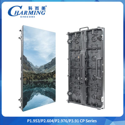 คอลัมน์มุมขวา P2.6/2.98/3.91 ซีรีส์ CP ภายนอก LED ผนังวีดีโอถูกปรับปรุงขึ้นเป็นมือซ่อน